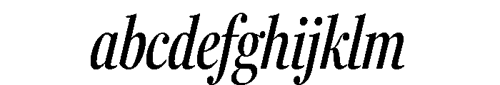 Fenway Banner Extra Condensed Regular Italic FONT