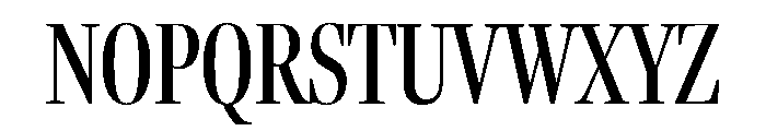 Fenway Banner Extra Condensed Regular Font UPPERCASE