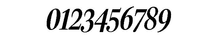Fenway Banner Extra Condensed Semi Bold Italic Font OTHER CHARS