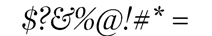 Fenway Banner Italic Font OTHER CHARS