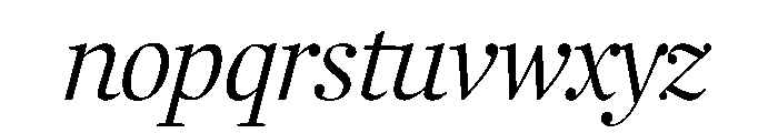 Fenway Banner Italic Font LOWERCASE