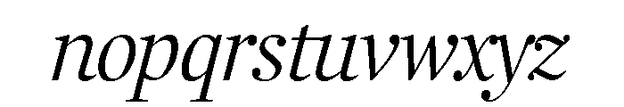 Fenway Banner Light Italic Font LOWERCASE