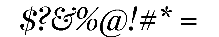 Fenway Banner Regular Italic Font OTHER CHARS