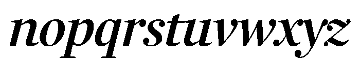 Fenway Banner Semi Bold Italic Font LOWERCASE