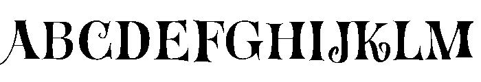 Festiva Regular Font UPPERCASE