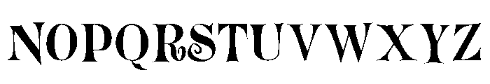 Festiva Regular Font UPPERCASE
