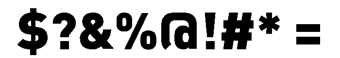 Ff Din Arabic Heavy Font OTHER CHARS