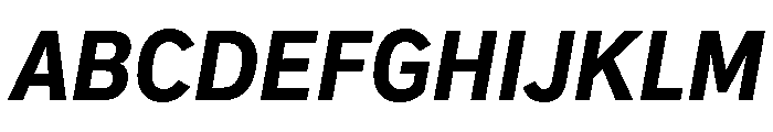 Ff Din Paneuropean Extra Bold Italic Font UPPERCASE