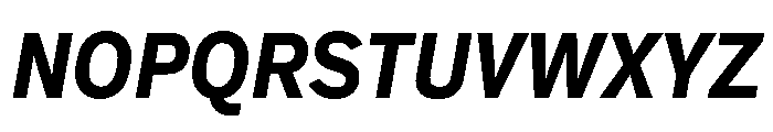 Ff Din Paneuropean Extra Bold Italic Font UPPERCASE