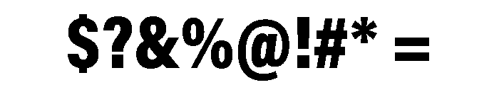 Ff Din Paneuropean Extra Bold Font OTHER CHARS