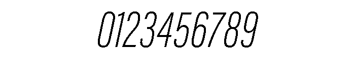 Ff Din Paneuropean Extra Light Italic Font OTHER CHARS
