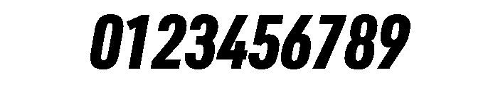 Ff Din Paneuropean Heavy Italic Font OTHER CHARS