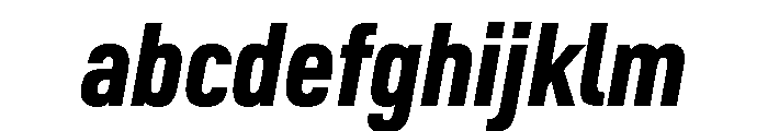 Ff Din Paneuropean Heavy Italic FONT