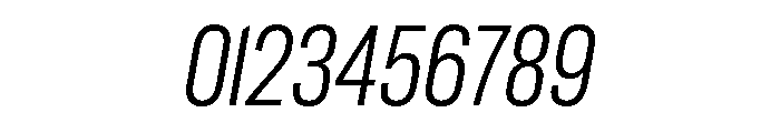 Ff Din Paneuropean Light Italic Font OTHER CHARS