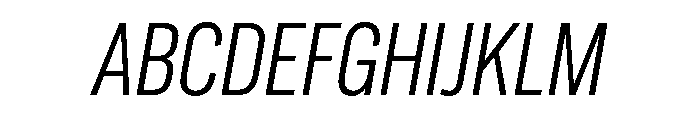 Ff Din Paneuropean Light Italic Font UPPERCASE