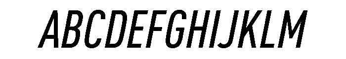Ff Din Paneuropean Medium Italic Font UPPERCASE