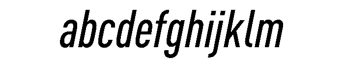 Ff Din Paneuropean Medium Italic FONT