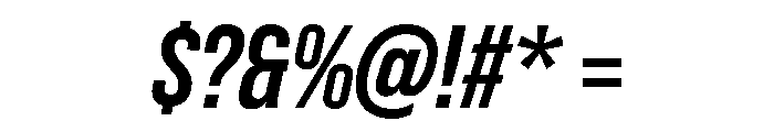 Ff Din Paneuropean Semibold Italic Font OTHER CHARS