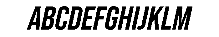 Ff Din Paneuropean Semibold Italic Font UPPERCASE