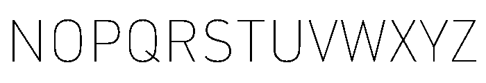 Ff Din Paneuropean Thin Font UPPERCASE