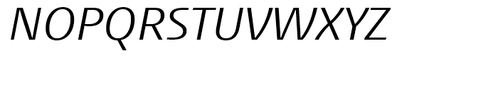 FF Aad Regular Italic Font UPPERCASE