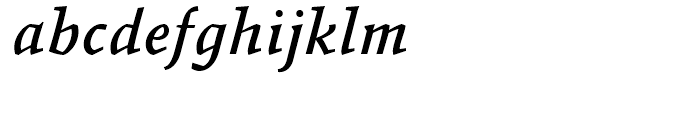 FF Absara Medium Italic Font LOWERCASE