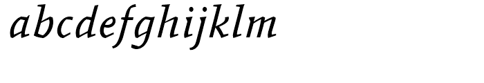 FF Absara Regular Italic Font LOWERCASE