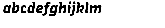 FF Amman Sans Bold Italic Font LOWERCASE