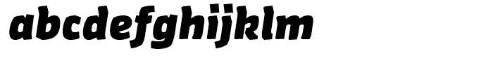 FF Amman Sans Extra Bold Italic Font LOWERCASE