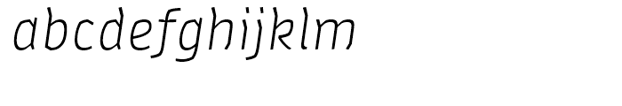 FF Amman Sans Light Italic Font LOWERCASE