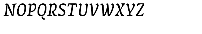 FF Amman Serif Regular Italic Font UPPERCASE