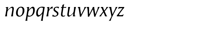 FF Angie Regular Italic Font LOWERCASE