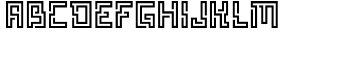 FF Archian Labirintus Sans Regular Font UPPERCASE
