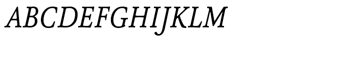 FF Atma Serif Book Italic Font UPPERCASE