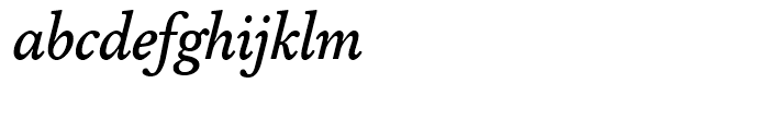 FF Atma Serif Medium Italic Font LOWERCASE
