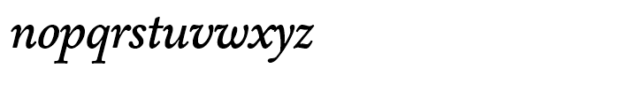 FF Atma Serif Medium Italic Font LOWERCASE