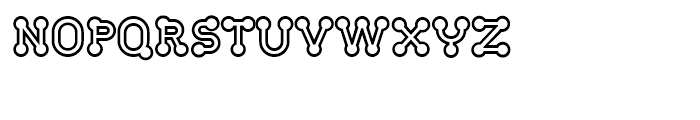 FF Atomium Outline Regular Font UPPERCASE