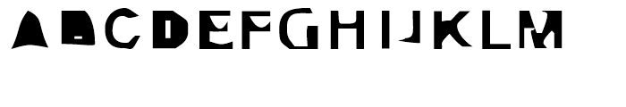 FF Autotrace Nine Regular Font UPPERCASE