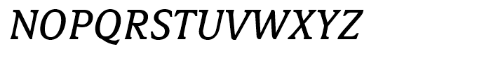 FF Avance Regular Italic Font UPPERCASE