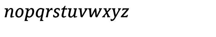 FF Avance Regular Italic Font LOWERCASE