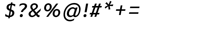 FF Basic Gothic Medium Italic Font OTHER CHARS
