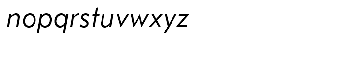 FF Bauer Grotesk Regular Italic Font LOWERCASE