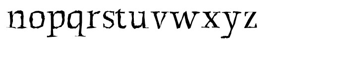 FF Beowolf R22 Font LOWERCASE