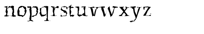 FF Beowolf R23 Font LOWERCASE