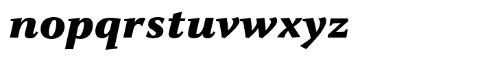 FF Celeste Black Italic Font LOWERCASE