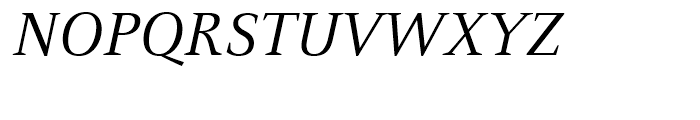 FF Celeste Regular Italic Font UPPERCASE