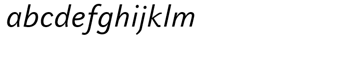 FF Celeste Sans Regular Italic Font LOWERCASE