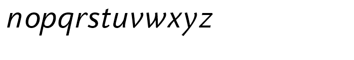 FF Celeste Sans Regular Italic Font LOWERCASE