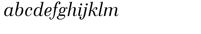 FF Cellini Regular Italic Font LOWERCASE