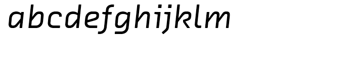 FF Chambers Sans Medium Italic Font LOWERCASE